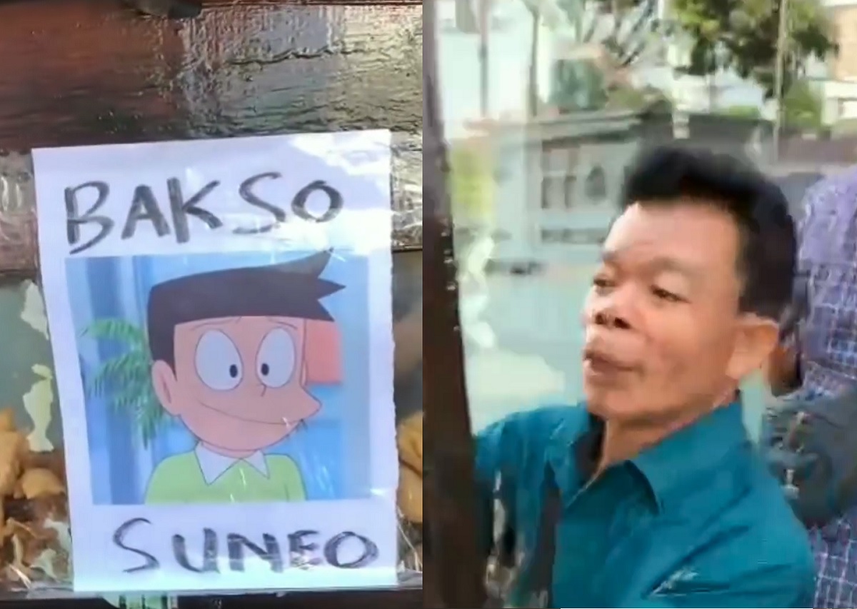 Sedang Viral Di Sosmed Tukang Bakso Surabaya Mirip Suneo